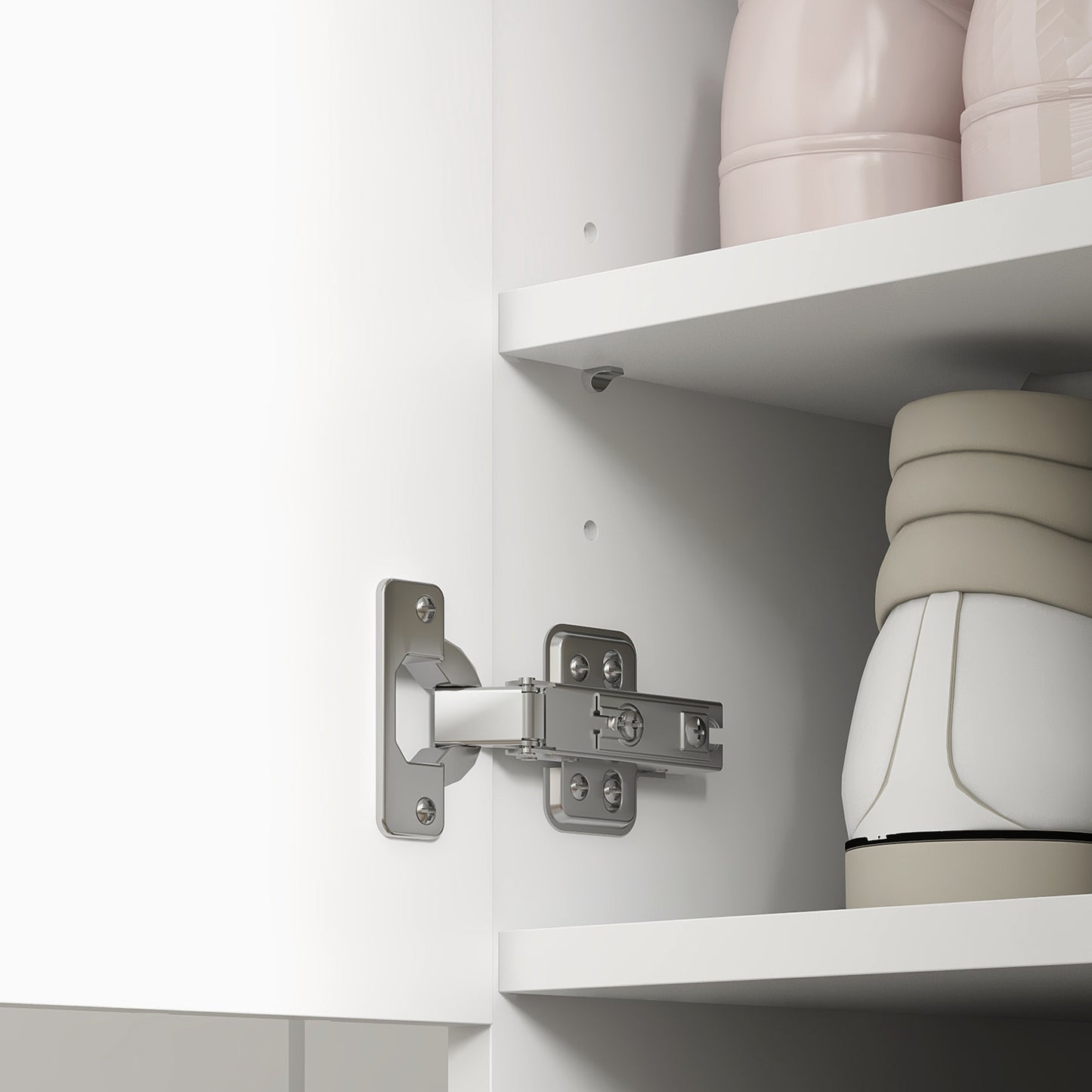 HOMCOM Narrow Entryway Shoe Cabinet, Adjustable Shelves, Open Storage, Holds 15 Pairs, White