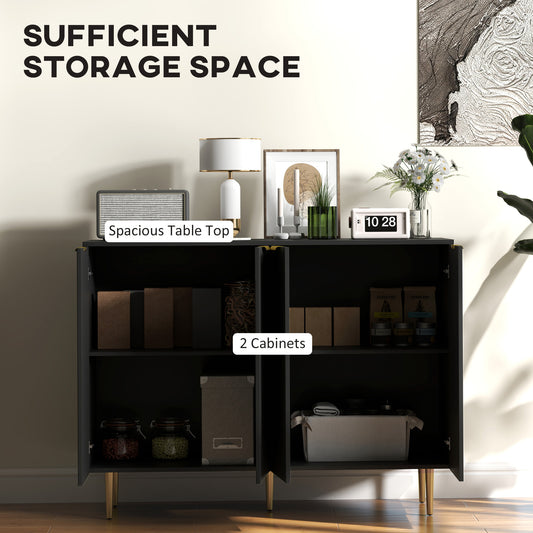 Sideboard Buffet Cabinet with Adjustable Shelves – 47"W x 35"H