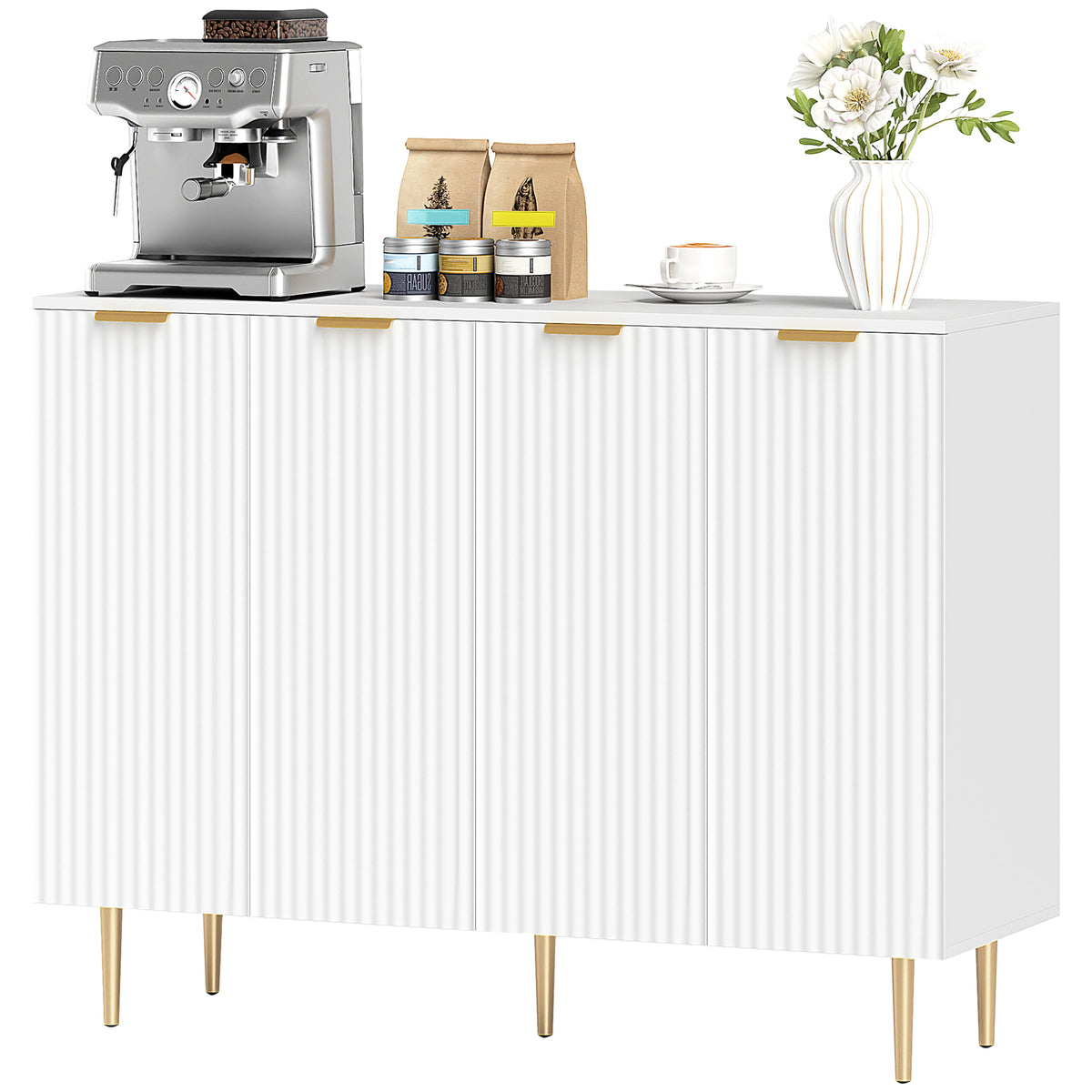 Sideboard Buffet Cabinet with Adjustable Shelves – 47"W x 35"H
