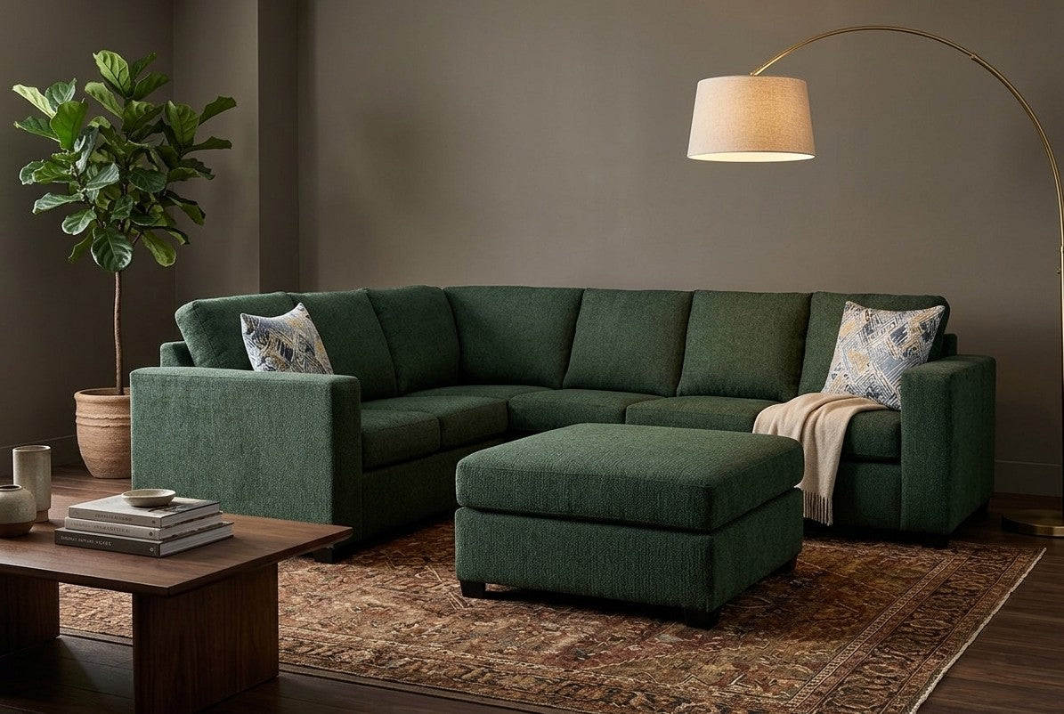 Zum sectional in living room