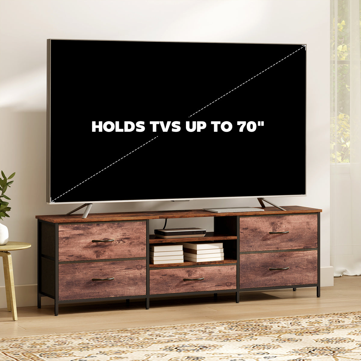 TV Stand for TVs up to 70 Inch – 63" Wide