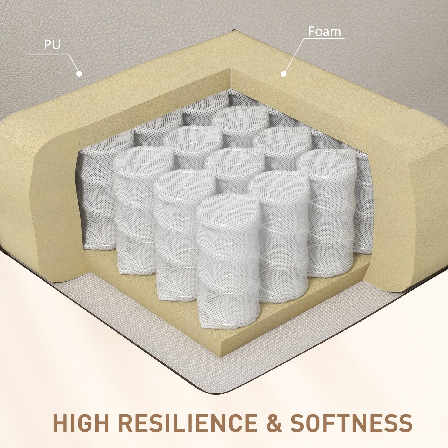 HOMCOM 8-Point Vibration Massage Recliner Chair with Swivel and Remote