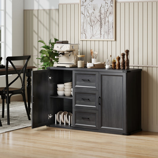 Sideboard with 3 Drawers and 2 Doors – 47"W x 30"H
