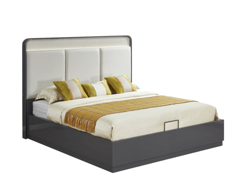 Lotus Modern Lift-Top Bedroom Set