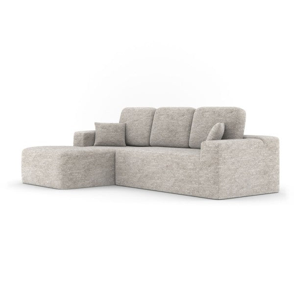 Brassex Isabel Sectional Beige Modern Design 60D Foam