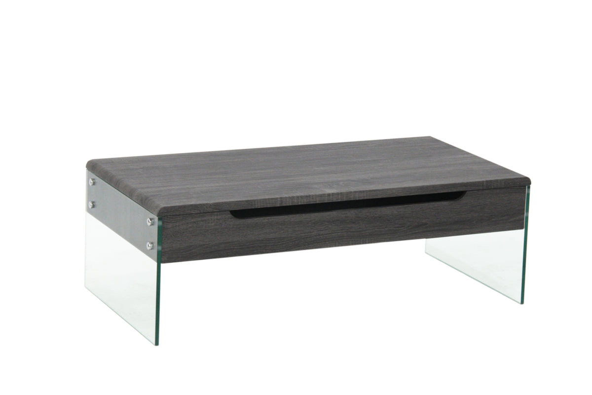 Glass Coffee Table – Grey (Style 2)