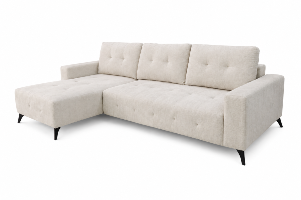 Brassex LHF Sectional Sleeper Beige