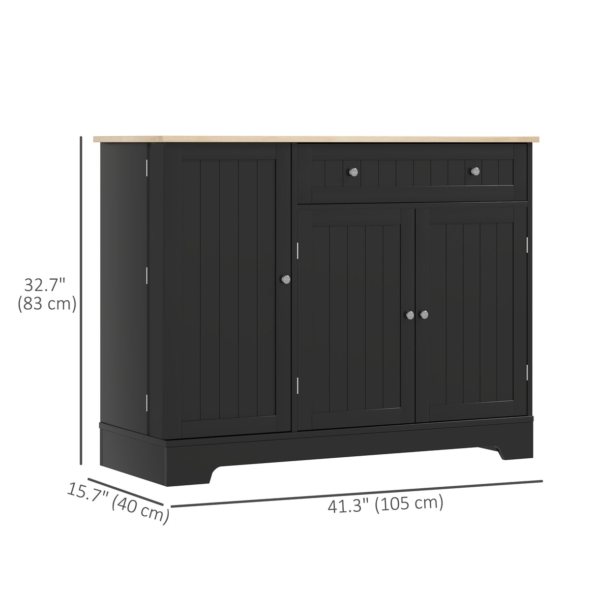Kitchen Buffet Cabinet with Drawer – 41"W x 33"H