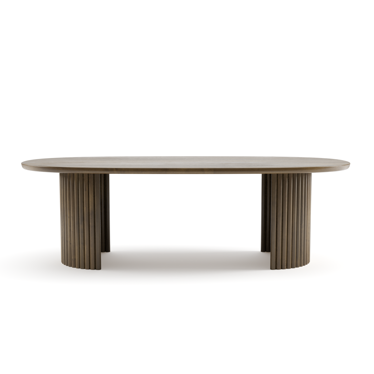 Mango Wood Dining Table – Walnut