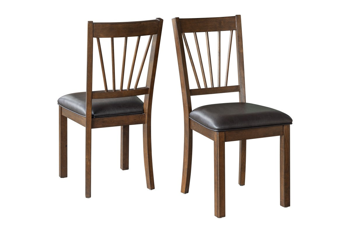 Acacia Wood 5-Piece Dining Set – Espresso