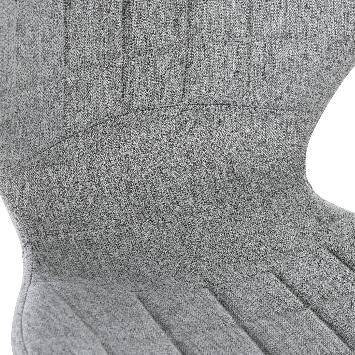 HOMCOM Two Grey Linen Adjustable Swivel Bar Stools with Footrest