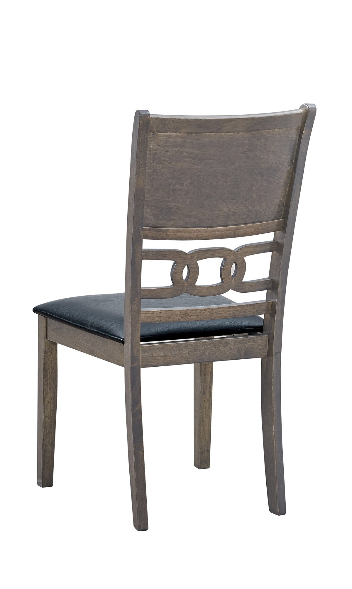 Antique Grey Ladder-Back Dining Chair – Set of 2