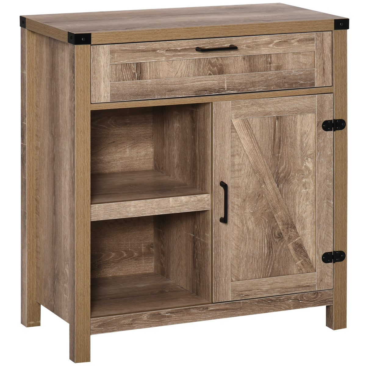 Farmhouse Sideboard with Barn Doors – 30"W x 33"H