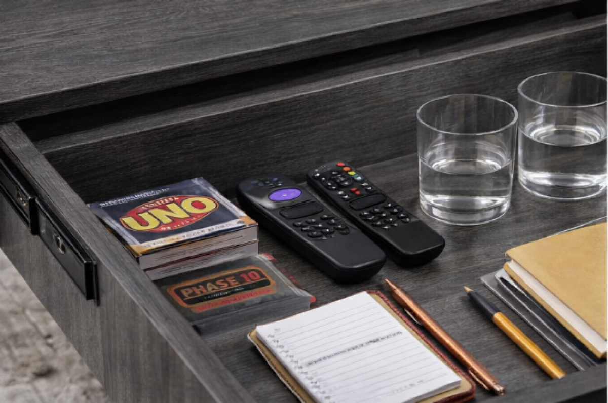 Glass Coffee Table – Grey