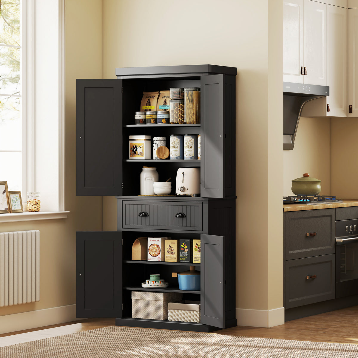 Kitchen Pantry with Drawer – 30"W x 73"H
