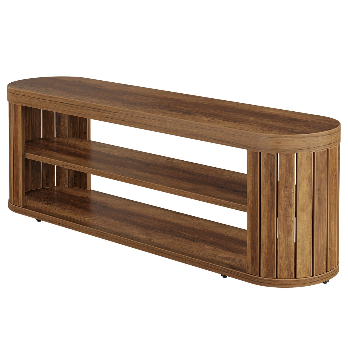 47.2" Entryway Bench, 2-Tier Shoe Bench End of Bed Stool with Storage