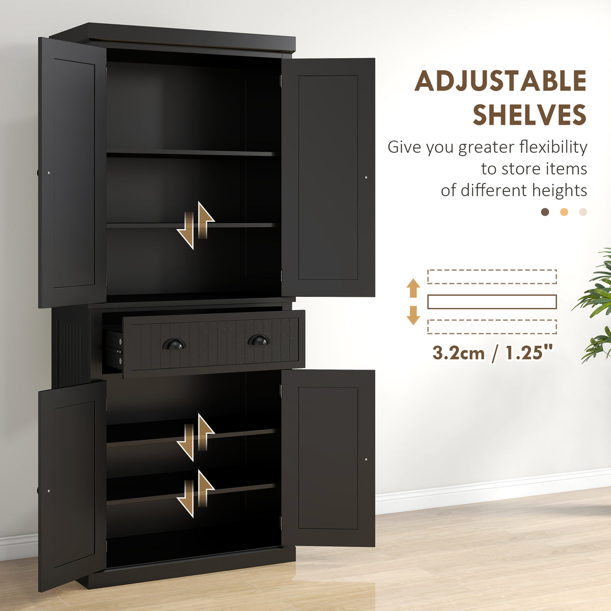 Kitchen Pantry with Drawer – 30"W x 73"H