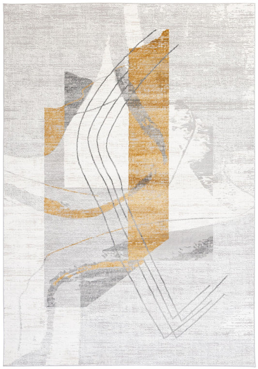 Vibrant Yellow Modern Hand-Tufted Area Rug for Living Room