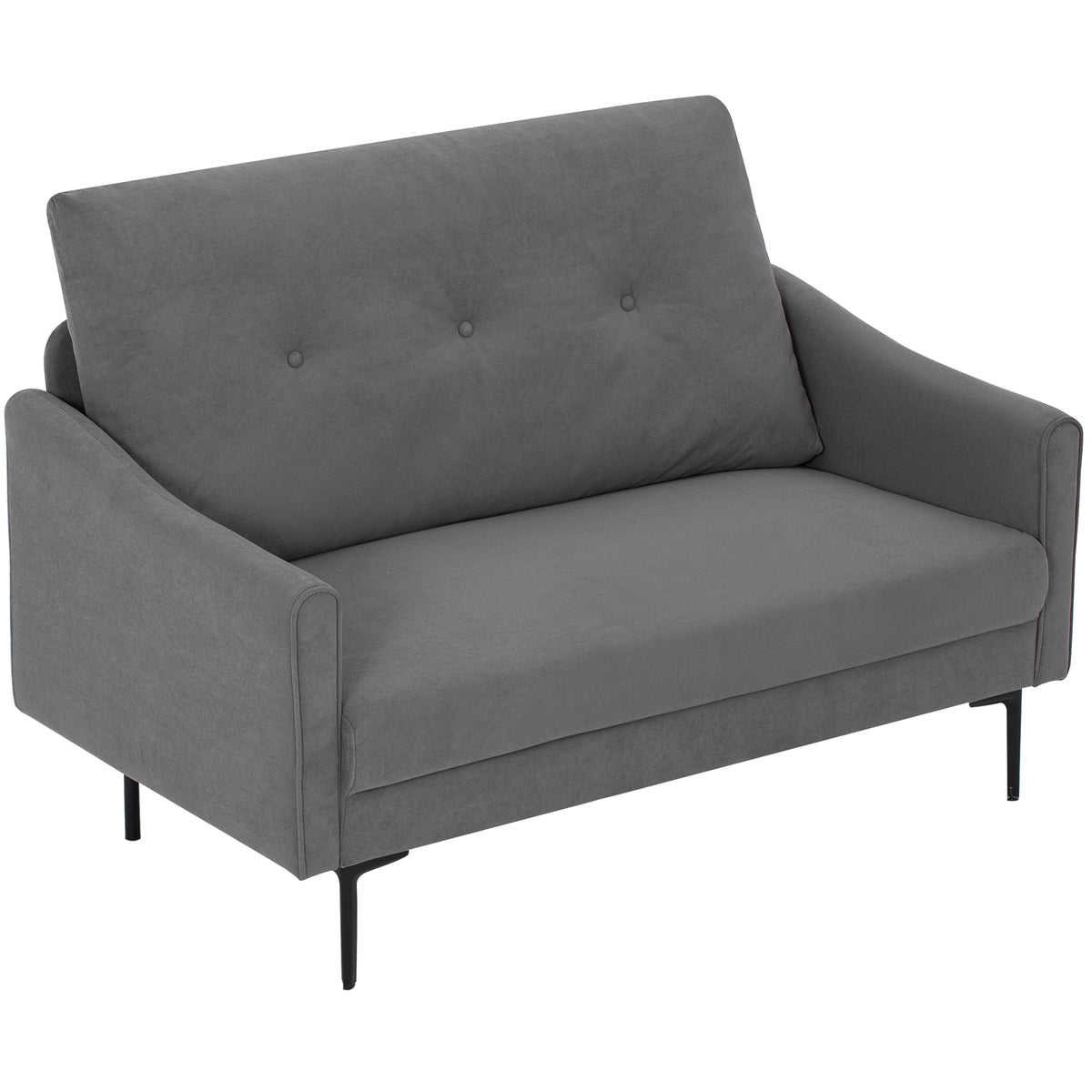 Button-Tufted 2-Seater Sofa