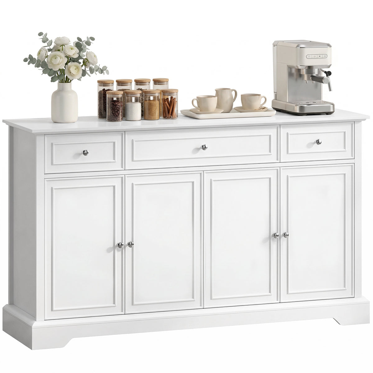 Kitchen Storage Cabinet with Soft-Close Doors – 54"W x 31"H