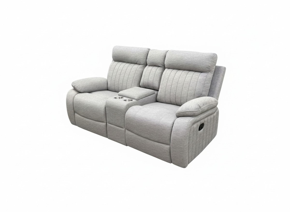 Upholstered Recliner Love Seat