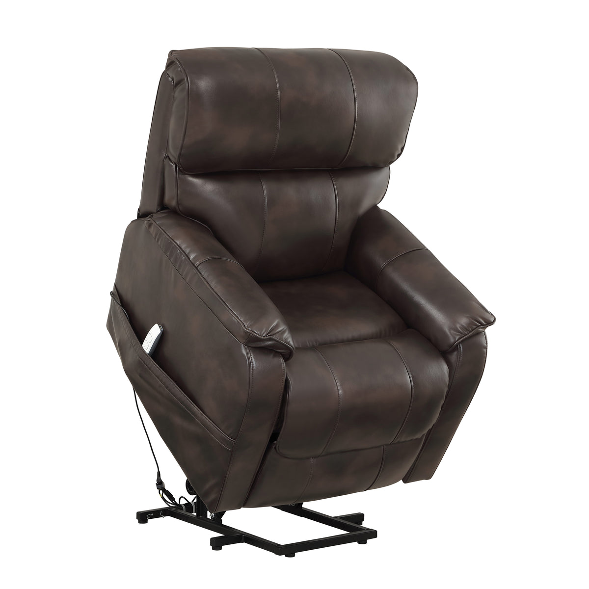Power Lift Recliner Chair – Leather Match