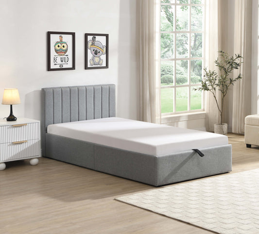 Hydraulic Lift Storage Bed – Grey Fabric