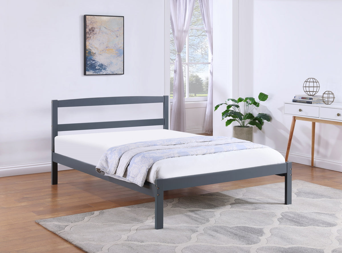 Single Panel Bed – Solid Wood Finish