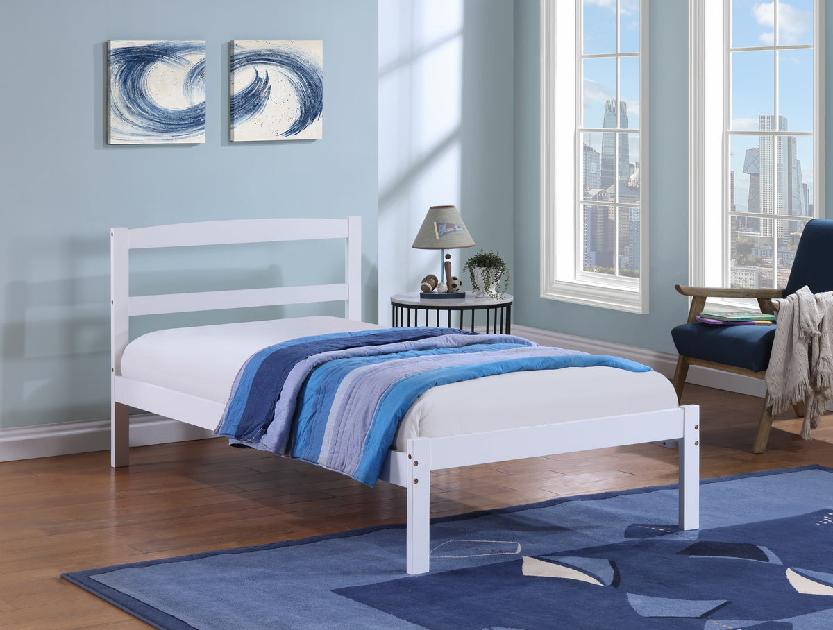 Single Panel Bed – Solid Wood Finish