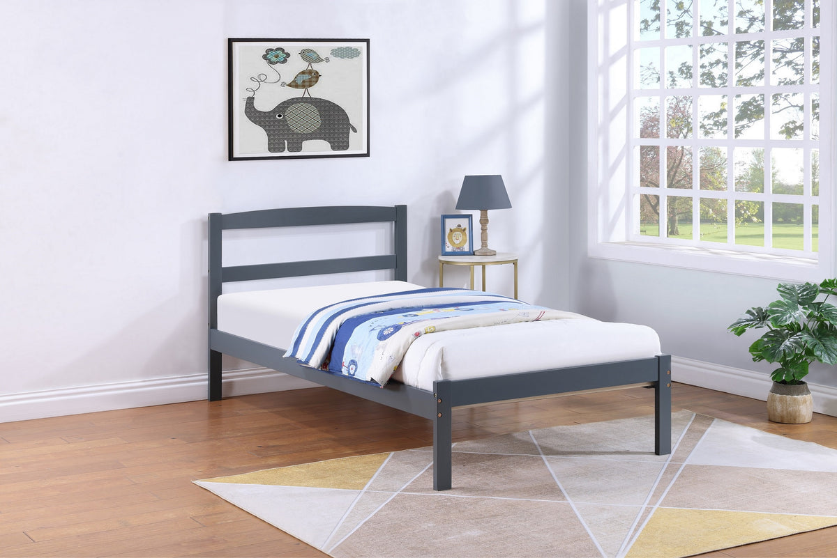 Single Panel Bed – Solid Wood Finish