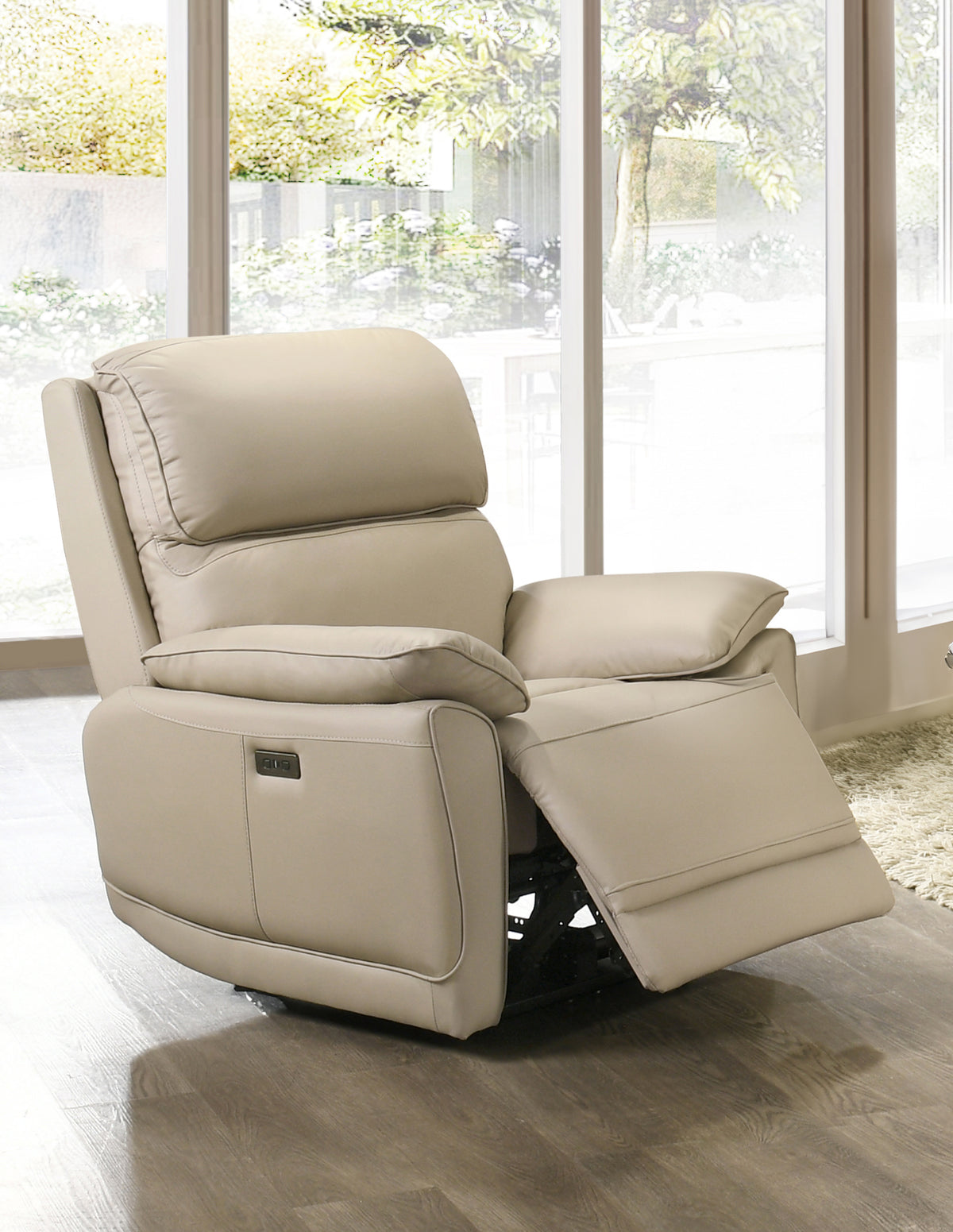 Power Reclining 3-Piece Living Room Set Dark Chocolate Brown Leather