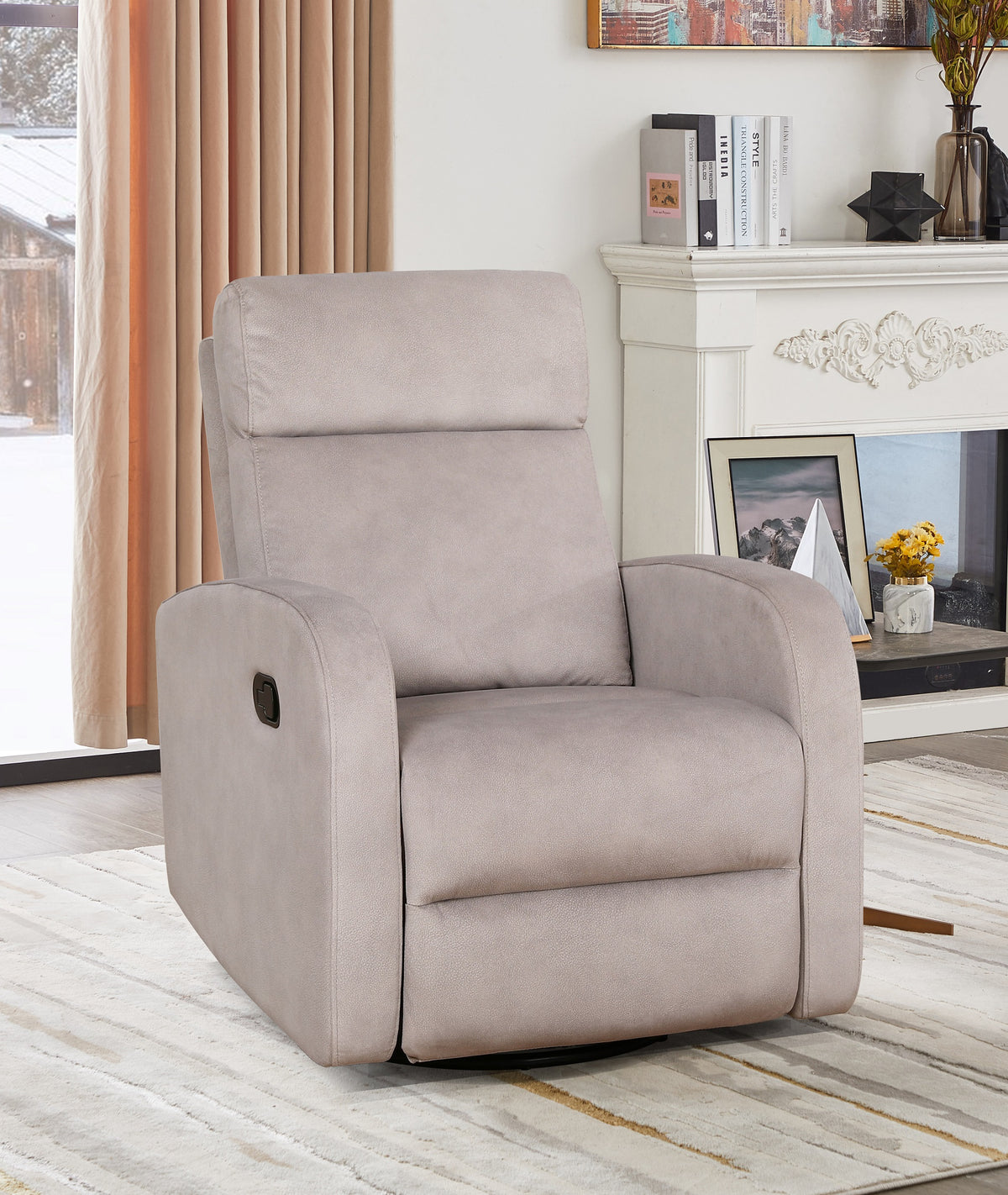 Compact Swivel Glider Recliner