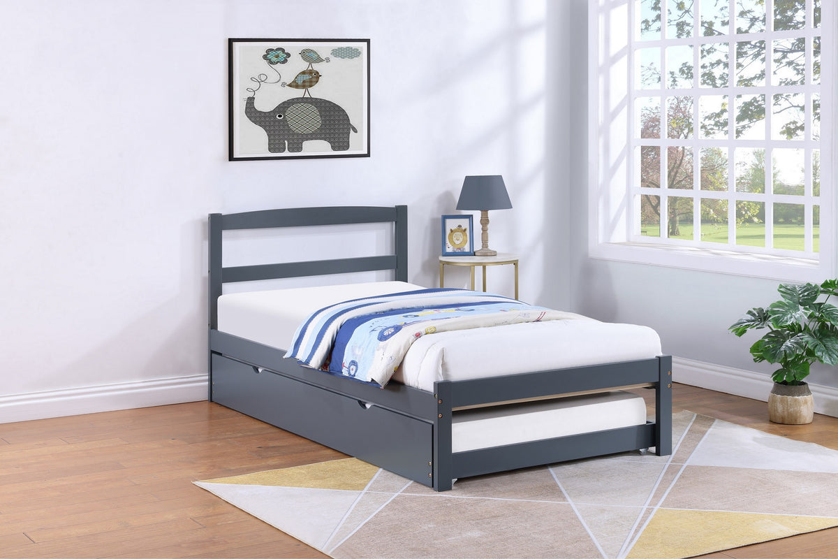 Single Panel Bed – Solid Wood Finish
