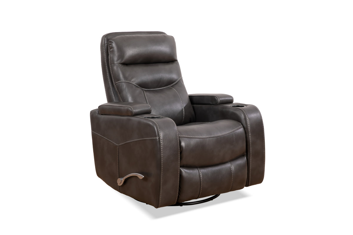 Swivel Glider Recliner – Grey