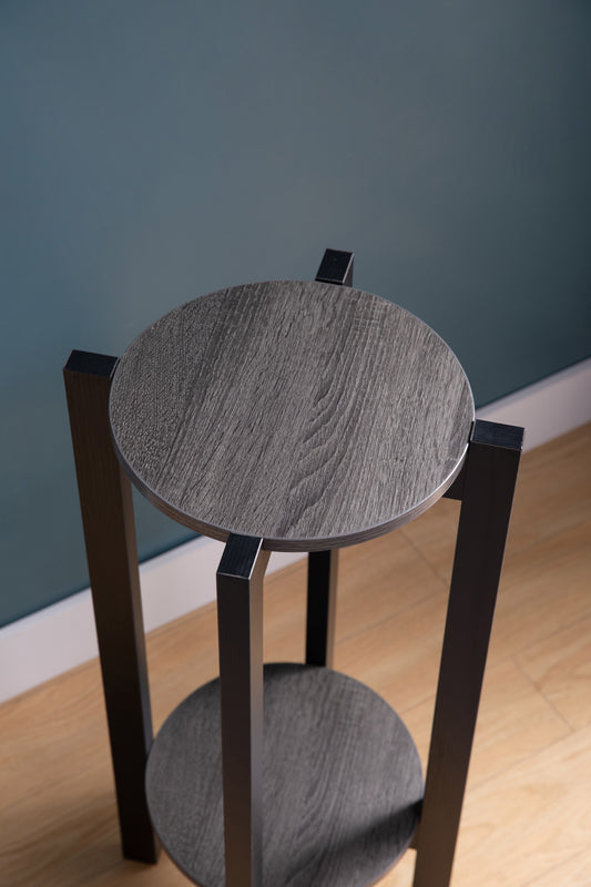 Two-Tier Side Table – Distressed Grey