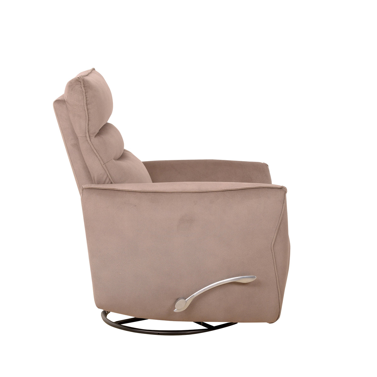 Tufted Glider Recliner Chair