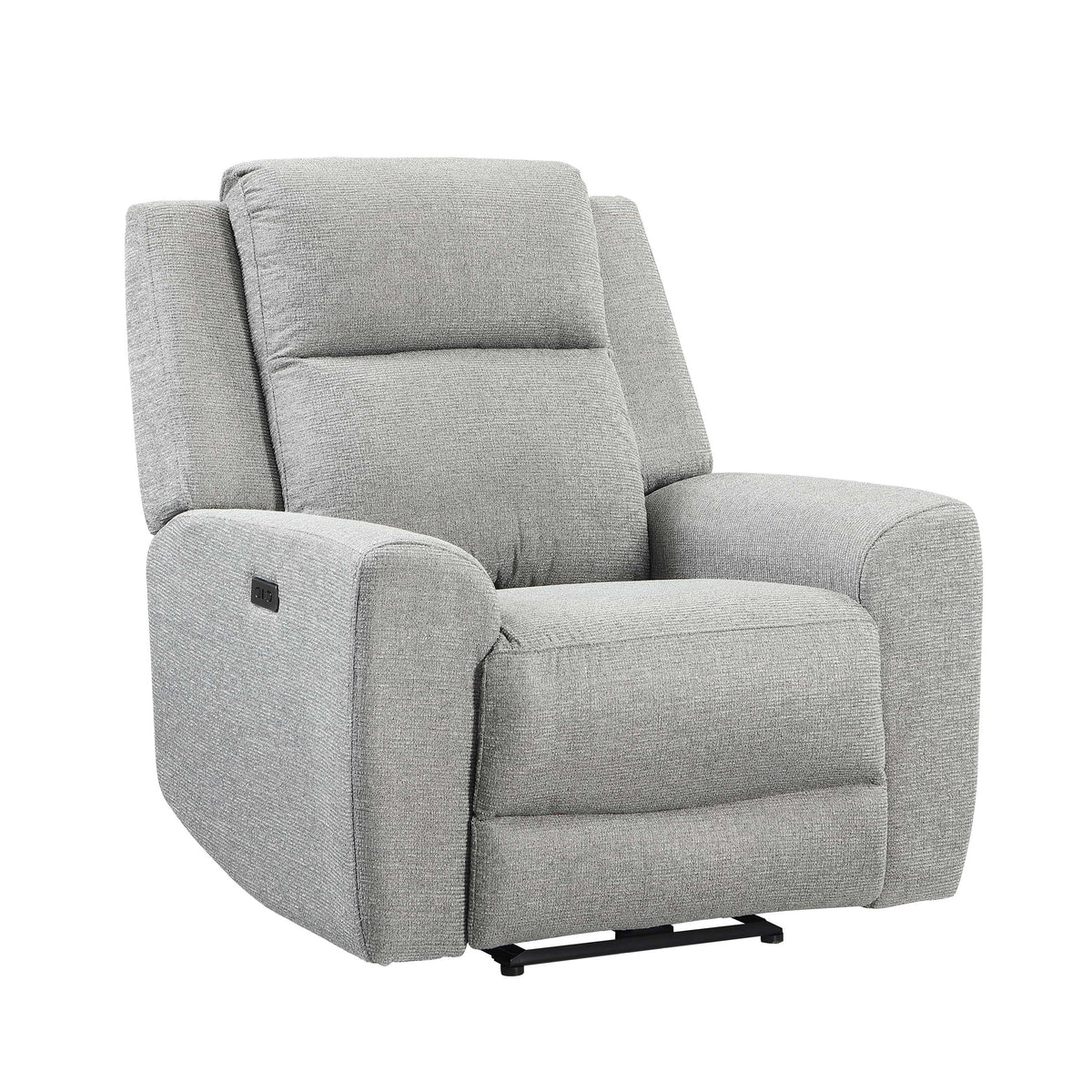 Fabric Power Reclining 3-Piece Living Room Set – Grey