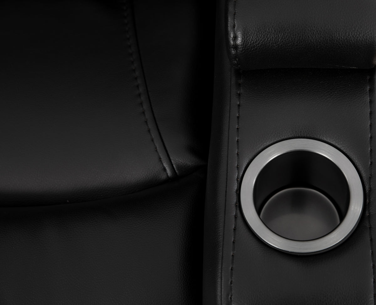 Swivel Glider Recliner – Black