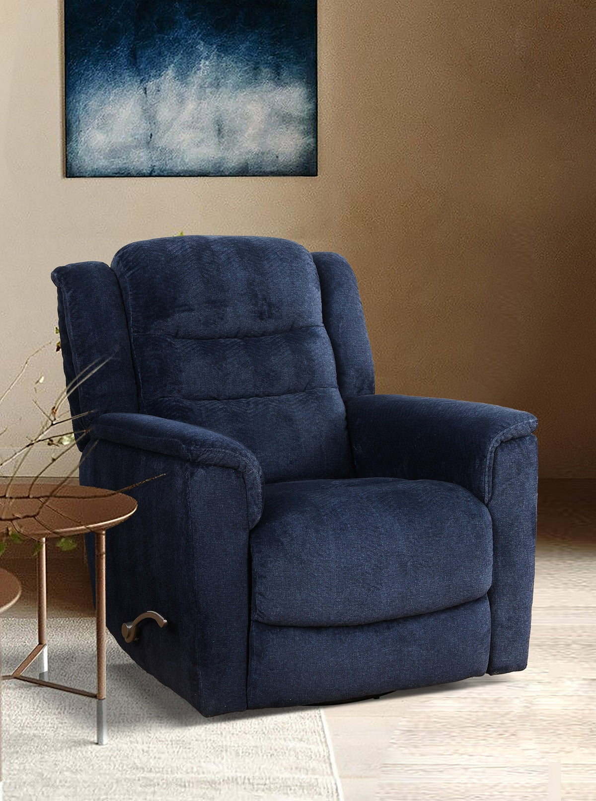 Plush Swivel Glider Recliner