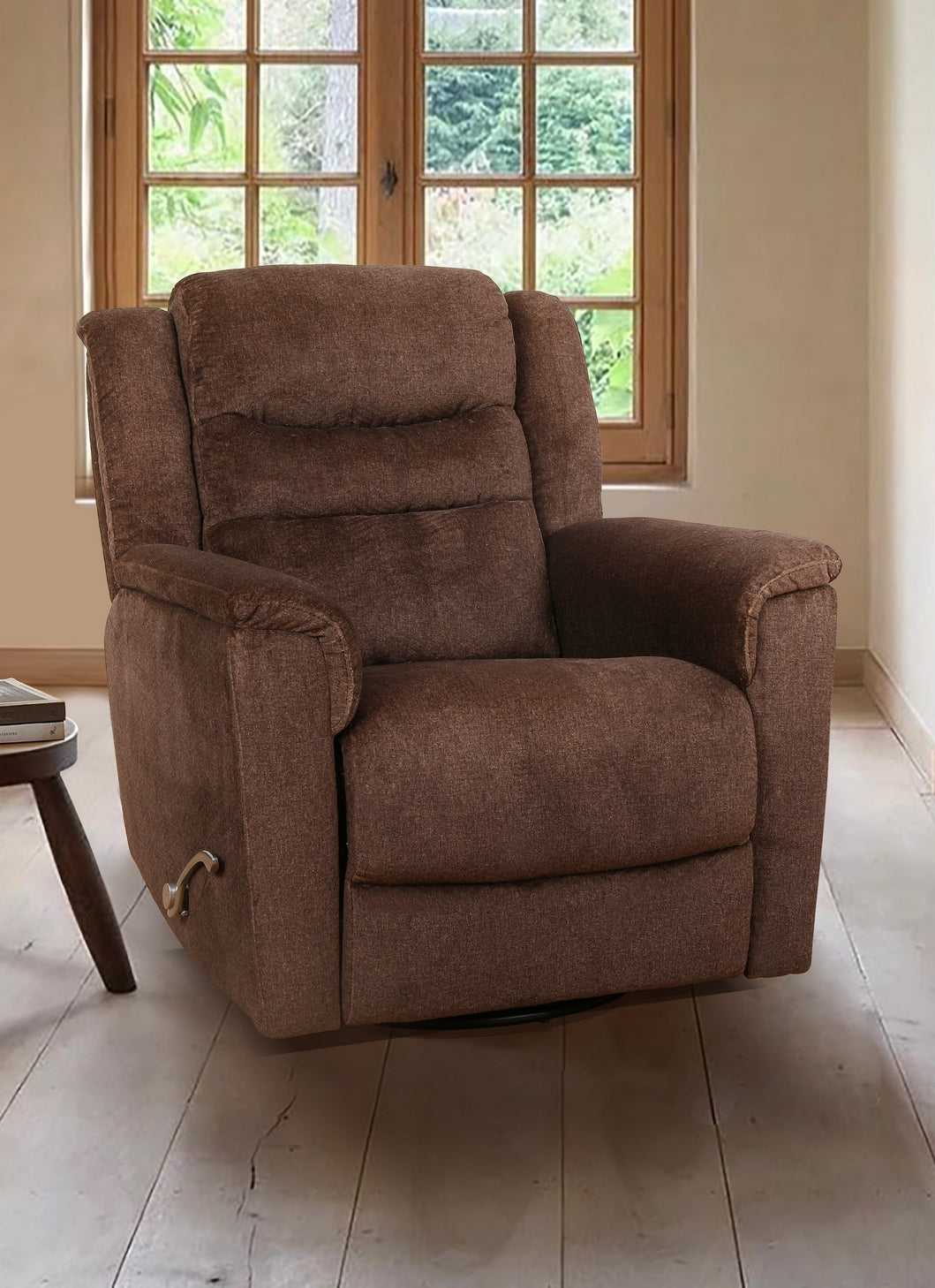 Plush Swivel Glider Recliner