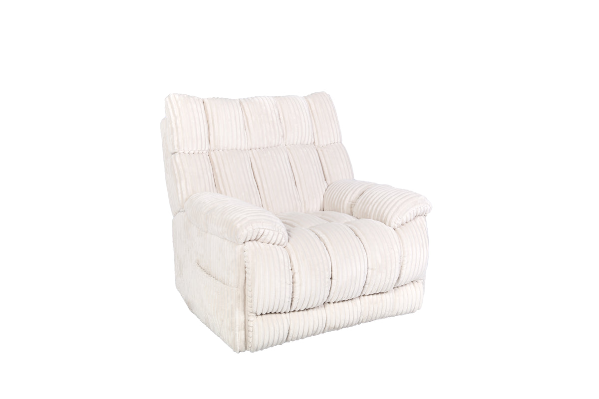 Dual Power Recliner – Creme