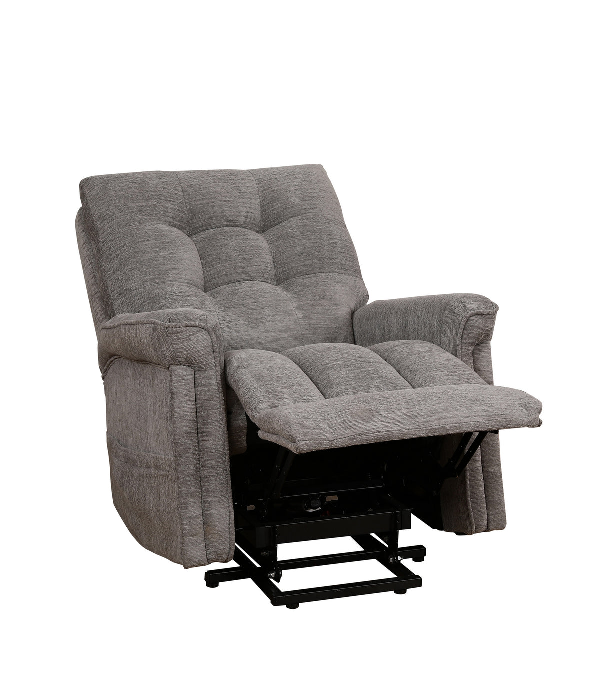 Tufted Power Lift Recliner – Grey
