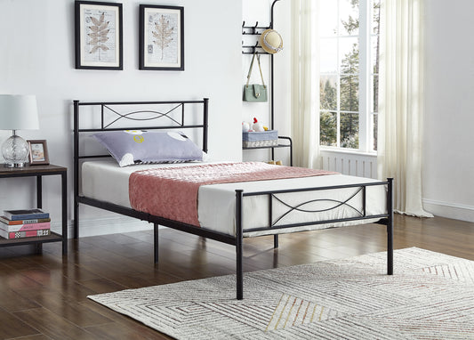 Classic Metal Bed – Black