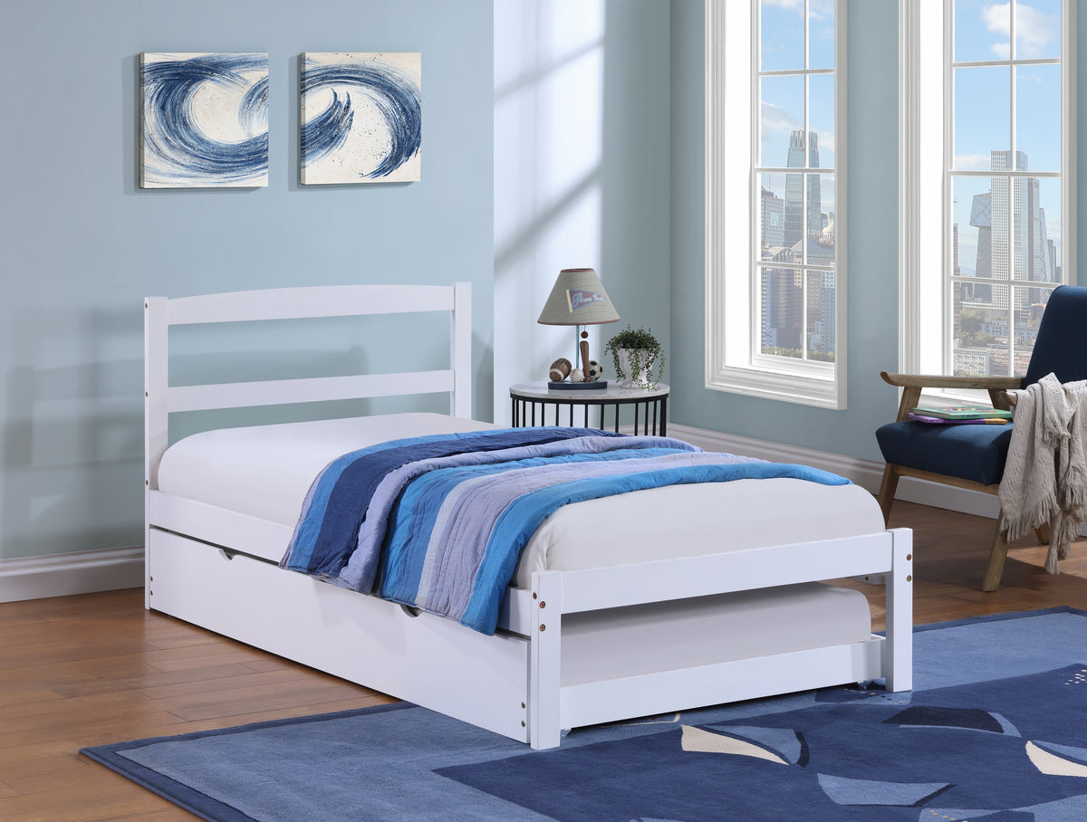 Single Panel Bed – Solid Wood Finish