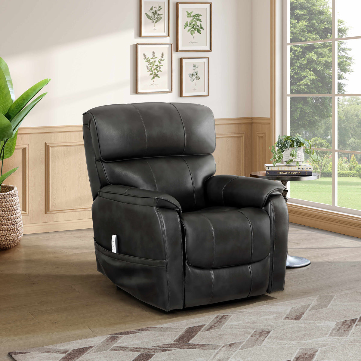 Power Lift Recliner Chair – Leather Match