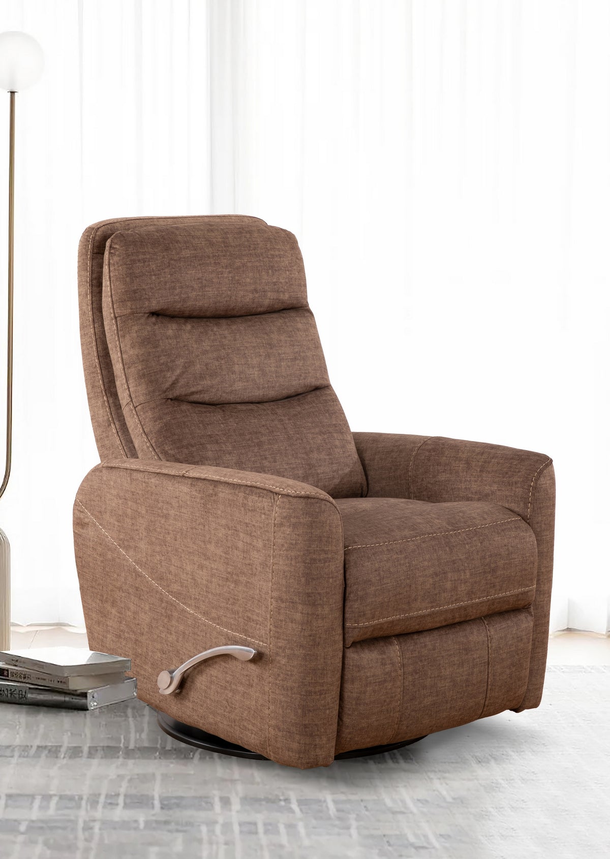 Wallhugger Glider Recliner – Chocolate