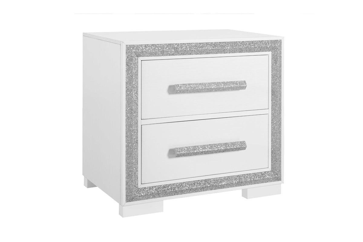 Andros Nightstand – Silver