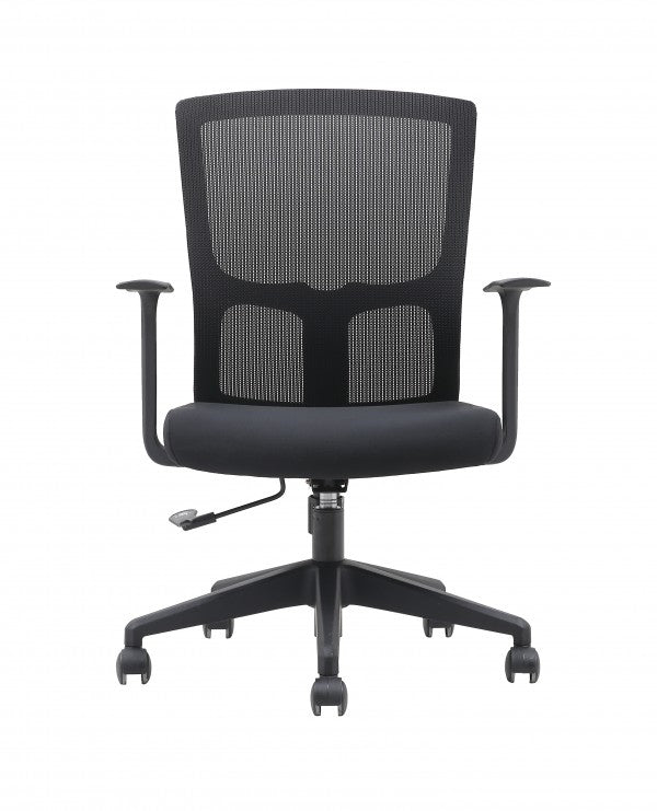 Abel Ergonomic Mesh Mid-Back Office Chair with Adjustable Height, Casters