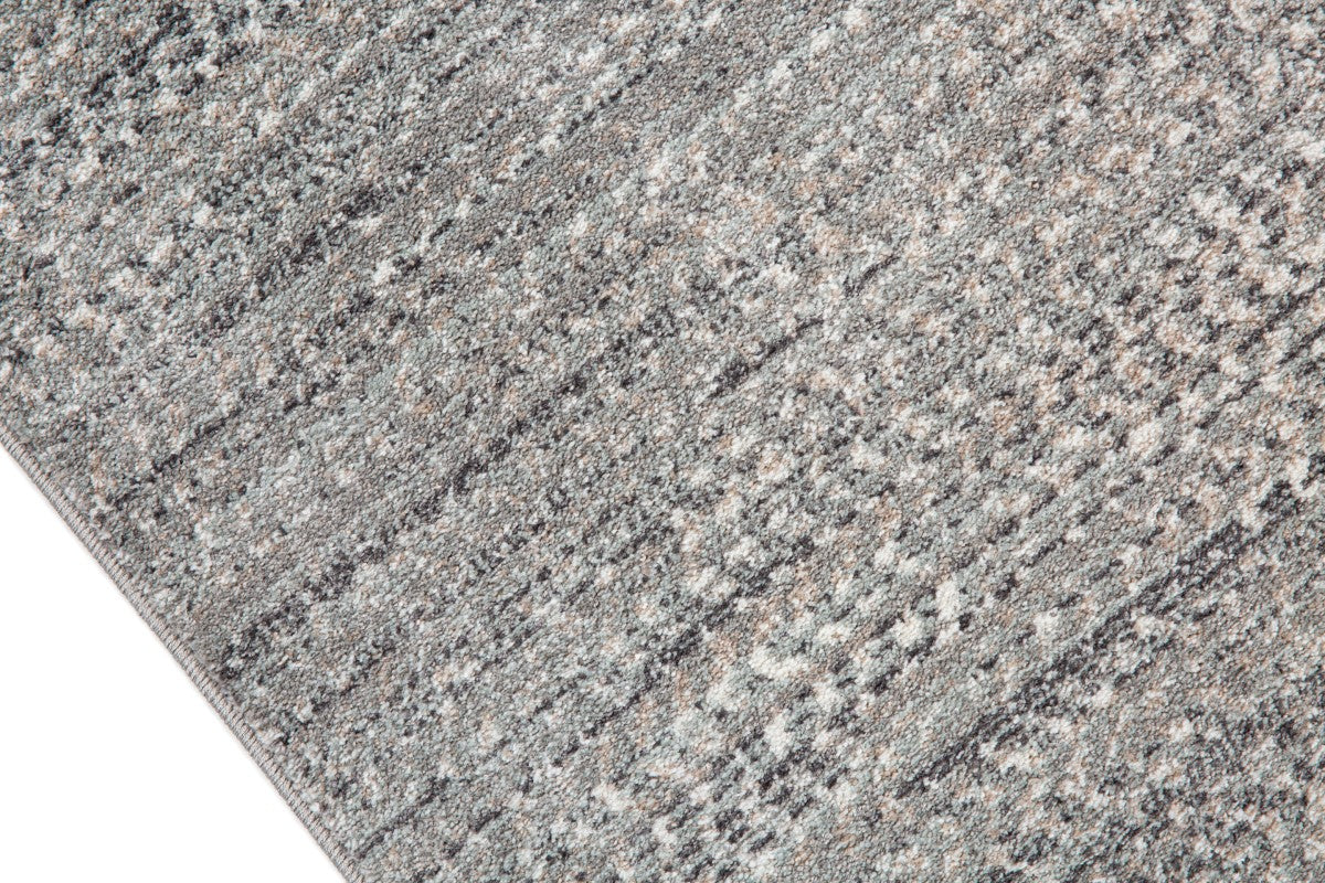 Distressed Jute Area Rug – White/Beige