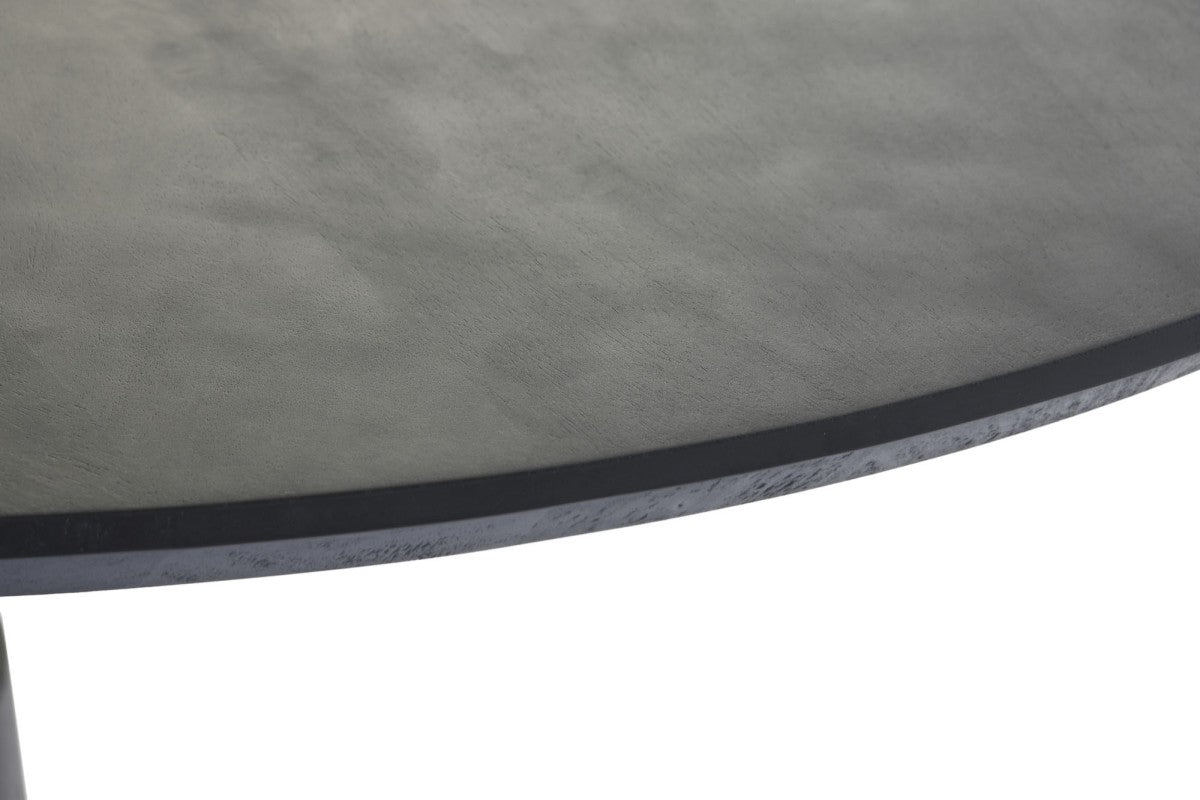 Solid Wood Dining Table – Black